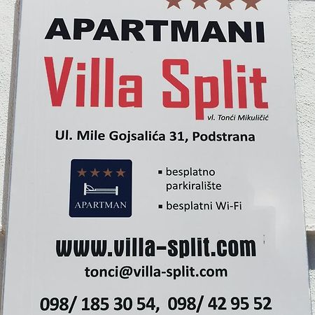 Apartments Villa Split Podstrana Dış mekan fotoğraf